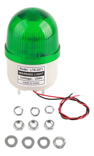 Aviso Verde: 1 Unidade Ac 220v 15w Led Flash Strobe Industri
