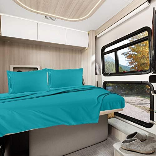 Clara Clark Rv Queen Sheets, Juego De Sábanas De 6 Piezas Pa