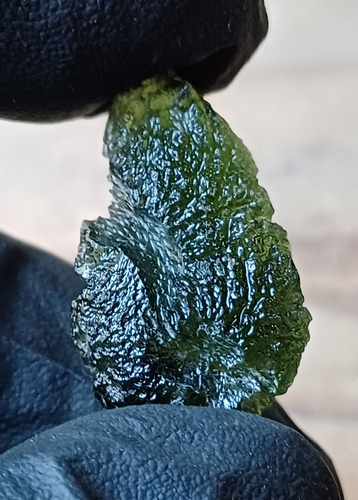 Moldavita Auténtica Piedra De Alta Vibración Arboldivine 21 Verde Musgo