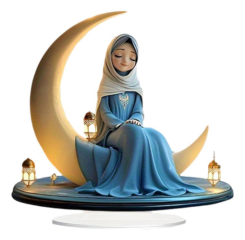Estatua Decorativa De Niña Plana 2d, Decoración De