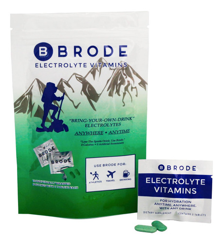 Brode Electrolyte Vitamina - Tabletas De Electrolitos Portti