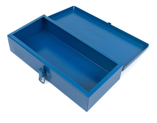 Imagen 2 de 4 de Caja De Herramientas Metalica Chata Azul Nº2 Efm