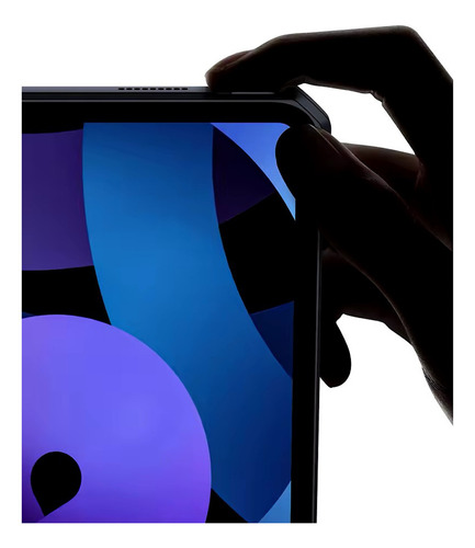 Capa reforçada Xundd com cantos para iPad 10.2 7ma/8va/9na, cor transparente, borda preta