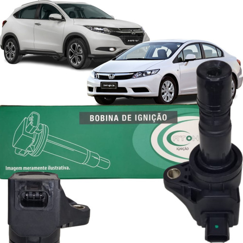 Bobina De Ignição New Civic Hr-v 1.8 1.0 16v 2012 A 2019