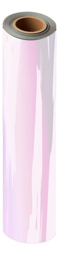 Vinil Automotriz Full Wrap Textura Iridiscente 1.52x18 Mts Color Glossy White To Pink