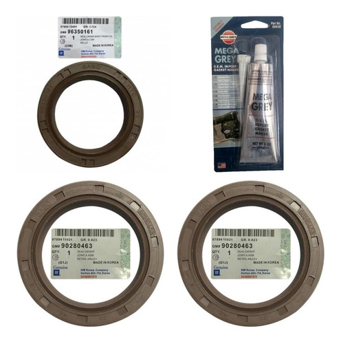 Imagen 1 de 4 de Kit Estopera Cigüeñal Delantera Leva + Silicon Optra Desing