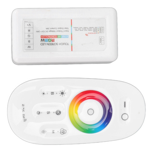 Atenuador Led Inalámbrico Rf Touch De 2,4 G, 7 Colores, Rgbw