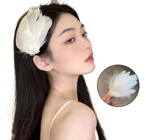 Pinza De Pelo Para Chicas Calientes Con Forma De Pluma