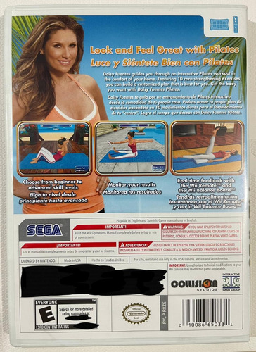Videojuego Daisy Fuentes Pilates Nintendo Wii Original (Usado)