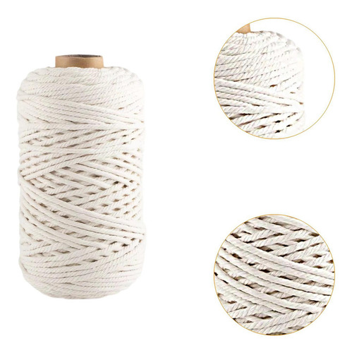 I Cuerda De Algodón For Decoración, Diámetro 4 Mm