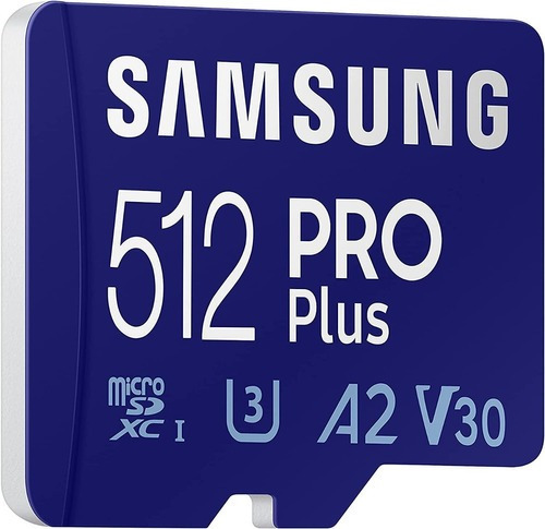 Samsung Pro Plus 512gb 4k U3 A2 V30 160mb/s 