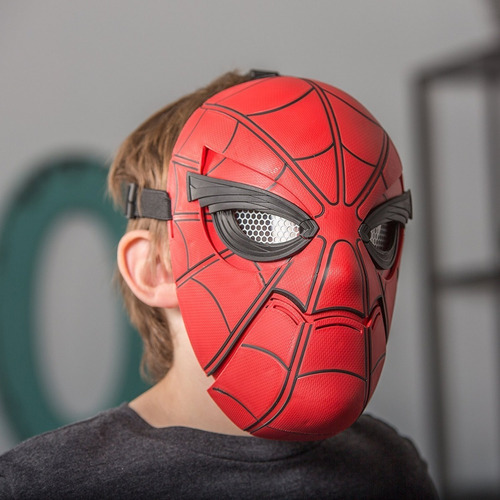 Máscara Lujo De Spiderman Ojos Desmontables Horma Perfecto | Envío gratis
