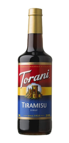 Jarabe Torani Clasico Sabor Tiramisú 750 Ml