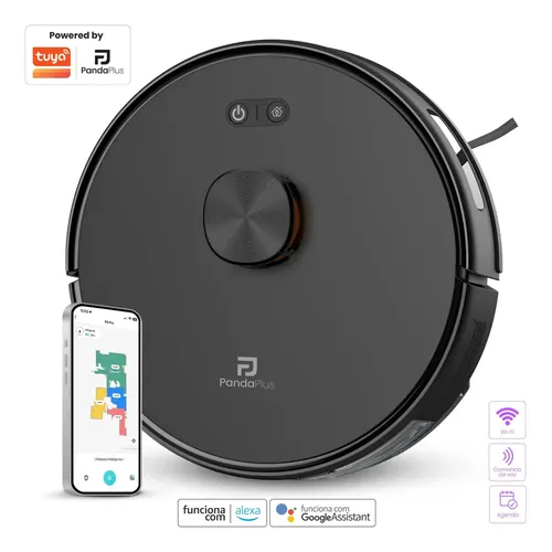 Robô Aspirador De Pó Inteligente Amg-r3 Pro 3 Em 1 Varre Aspira E...