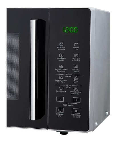 Imagen 4 de 7 de Microondas Grill Whirlpool WMS25A inoxidable 25L 230V - 240V