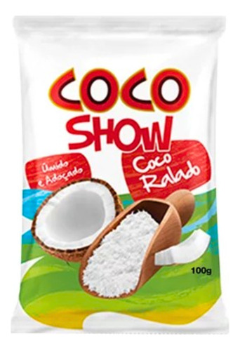 Coco Ralado Úmido E Adoçado Coco Show 100g - Copra