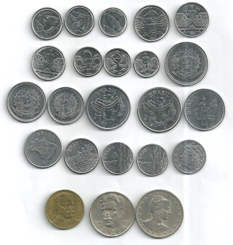 400 Réis 1901 1937 + 50 Cruzeiros 1983 1985 + 19 Moedas