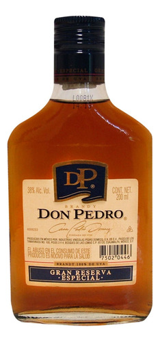 Brandy Don Pedro Gran Reserva 200ml