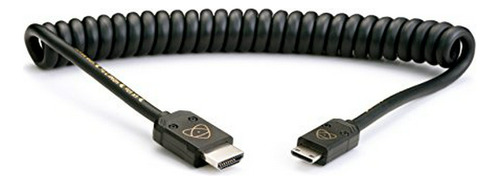 Cable Hdmi - Atomos Hdmi Full A Hdmi Mini Cable En Espiral, 