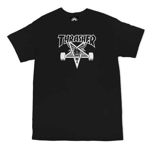 Thrasher Original Skategoat Negro Remera