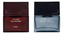 Comprar Set De 2 Perfumes Zara For Him Edicion Black\u002Fred Premium Volumen De La Unidad 50 Ml