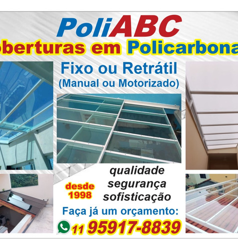 Coberturas Em Policarbonato Compacto E Alveolar
