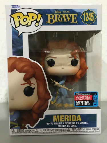 Merida 1245 Brave Disney Pixar Funko Pop Sdcc 2022 Exclusive