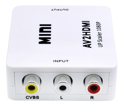 Adaptador Conversor Convertidor Rca A Hdmi Video 720 1080 P