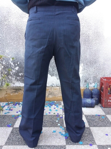 Pantalón De Vestir Azul - Feria 2030