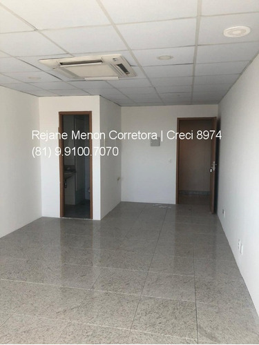 Imagem 1 de 28 de Locação No Empresarial Riomar Trade Center, Pina, Sala Com 30,50m², 01 Vaga - Rm1410 - 3569409