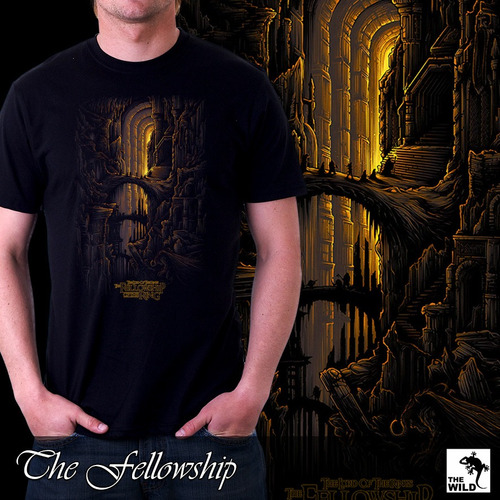 Remera De Pelicula Lord Of The Rings The Fellowship