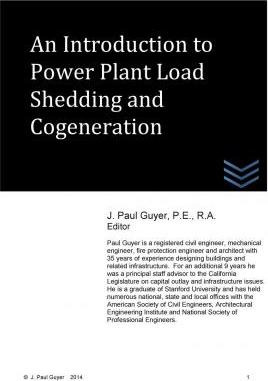 Libro An Introduction To Power Plant Load Shedding And Co...