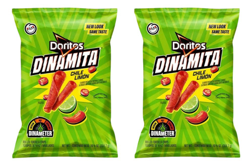 Papitas Americanas Doritos Dinamita Chile Limón 2 Pack