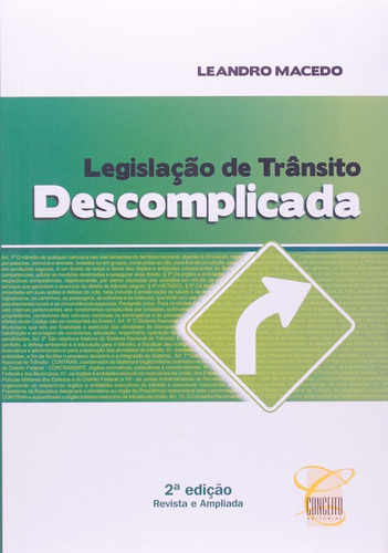 Legislação De Trânsito Descomplicada, De Leandro  Macedo. Editora Conceito Juridico, Capa Dura Em Português