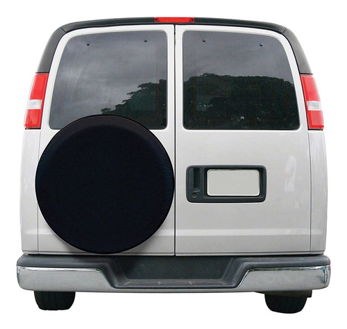  Overdrive Universal Fit Spare Tire Cover, Black, Large