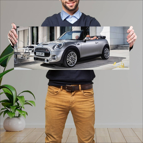 Cuadro 30x80cm Auto 2016 Mini Cooper S Convertib 260