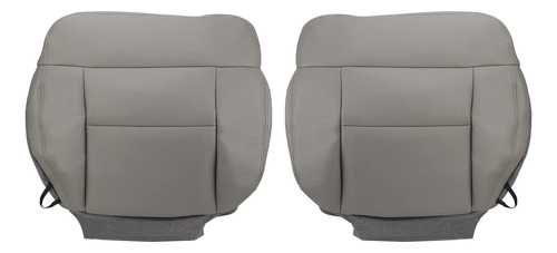 Autokay Funda De Asiento De Piel Sintética Gris Para Pasa