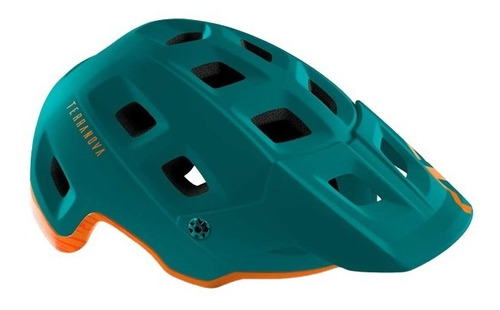 Casco Met Terranova Verde/naranja