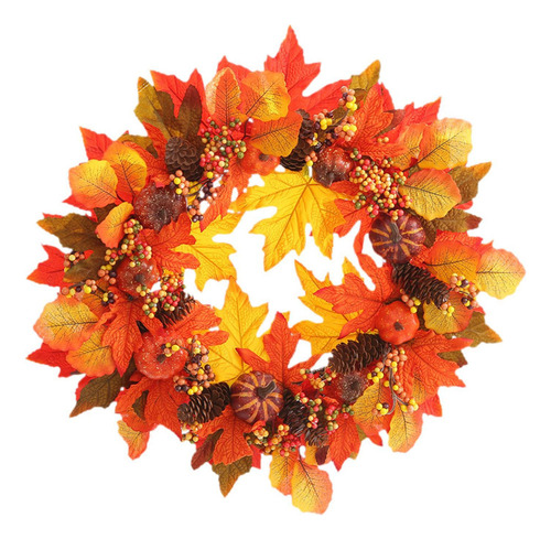 / Corona De Otoño, Corona De, Hojas De Arce, Corona De