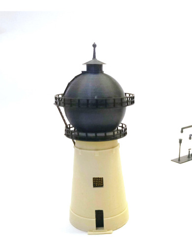 Tanque Agua Torre Ho 1/87 Ferromodelismo Maqueta Trenes 3d