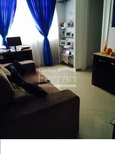 Imagem 3 de 8 de Apto Todo Reformado, Espaçoso Com Piso De Porcelanato, Mobiliado - Cf12322