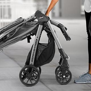 Imagen 3 de 7 de Chicco Carriola Mini Bravo Plus Ink, Color Negro