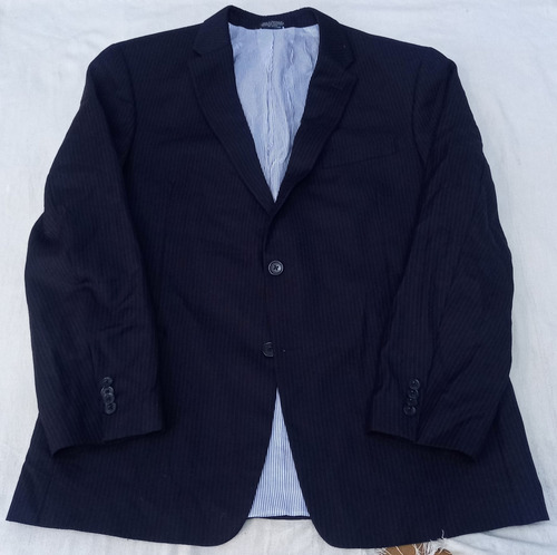 Saco Tommy Hilfiger 44r Azul Oscuro Lisa 44r (Usado)