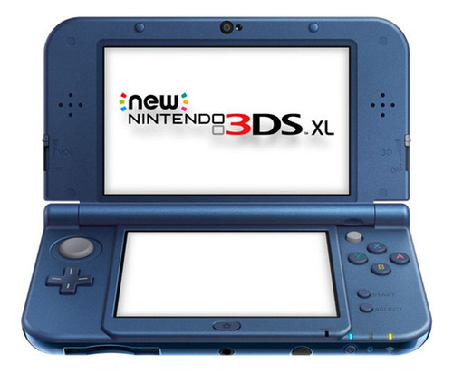 Nintendo New 3ds Xl Metallic Blue Azul Fact A B
