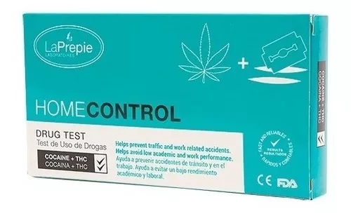HOME CONTROL TEST DROGA COCAINA - PACK 10 UN., La Prepie