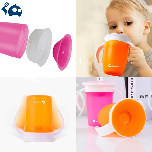Vaso Entrenador Para Bebés 360 Antiderrames 280 Ml 2 Piezas