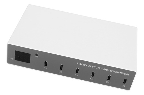 Adaptador De Corriente Usb C De 140 W, 6 Puertos, Teléfono M