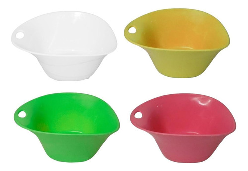 Pack De 30 Compoteras Plasticas Por Mayor Bowl Cazuela