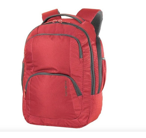 Mochila Antirrobo Samsonite Conor Notebook Grande Full Color Rojo