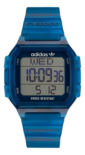 Reloj adidas Digital Unisex Aost22552 Azul - Mileus 